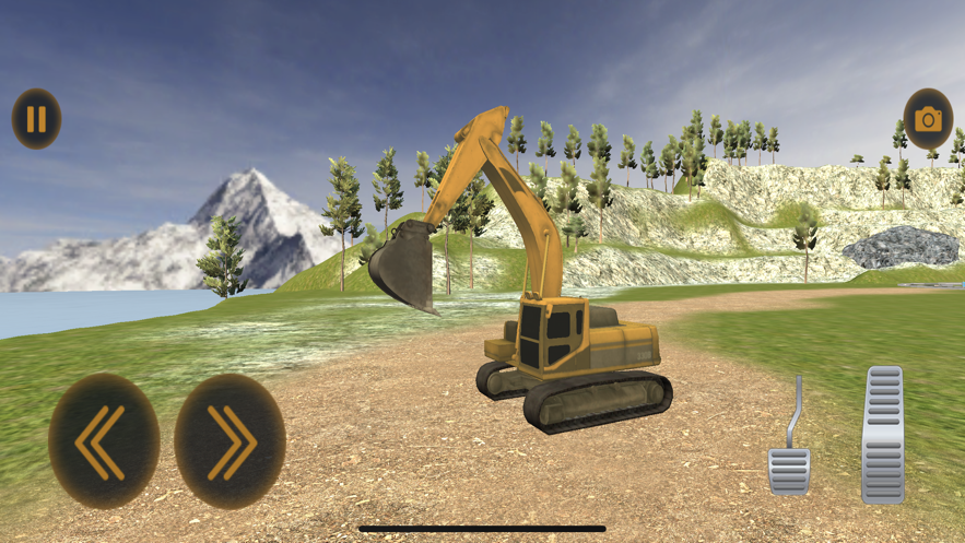 挖掘机起重机驾驶模拟