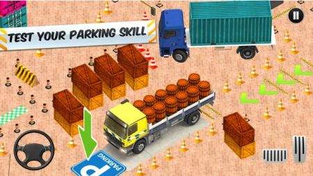 卡车停车场3D货运卡车游戏下载_卡车停车场3D货运卡车安卓版下载v0.1 安卓版 运行截图1