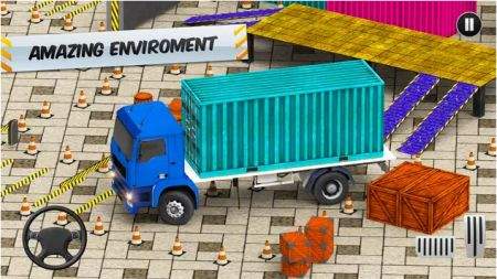 卡车停车场3D货运卡车游戏下载_卡车停车场3D货运卡车安卓版下载v0.1 安卓版 运行截图2