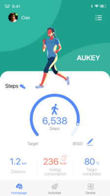 AUKEYFit软件下载_AUKEYFit最新手机版下载v1.0.0 安卓版 运行截图3