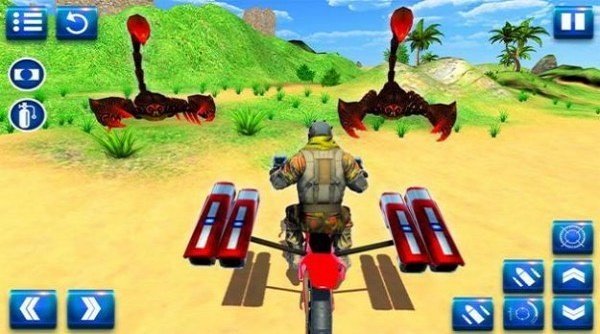 摩托车沙滩搏斗游戏下载_摩托车沙滩搏斗安卓版下载v3 安卓版 运行截图2
