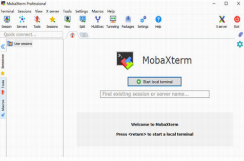 mobaxterm破解版下载_mobaxterm(远程控制工具) v21.3 最新版下载 运行截图1