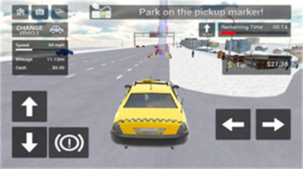 城市出租车模拟2022免费版下载_城市出租车模拟中文版游戏下载v1.20 安卓版 运行截图1