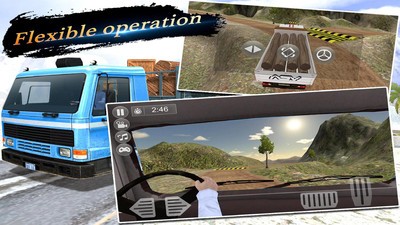 疯狂的卡车模拟器免费版游戏下载_疯狂的卡车模拟器中文版下载v1.0.6 安卓版 运行截图1