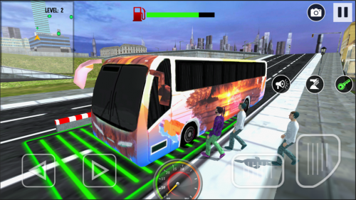 城市公交车模拟器教练驾驶游戏下载_城市公交车模拟器教练驾驶最新版下载v1.0 安卓版 运行截图2