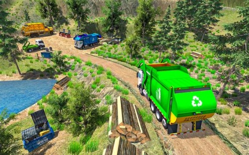 垃圾车司机卡车模拟游戏下载_垃圾车司机卡车模拟手机版下载v1.0 安卓版 运行截图3