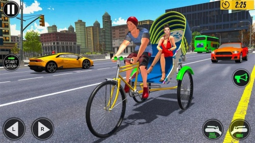 自行车人力车驾驶中文版手游下载_自行车人力车驾驶安卓版下载v3.0 安卓版 运行截图1