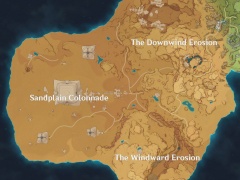 原神3.1地图一览 沙漠地图分享