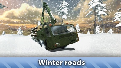 冬季木材卡车模拟游戏下载_冬季木材卡车模拟手机版下载v1.11 安卓版 运行截图1
