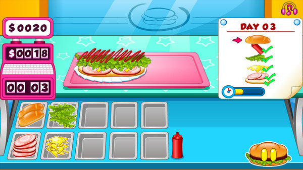 烹饪三明治游戏下载安卓版_烹饪三明治中文版下载v1.0.7 安卓版 运行截图1