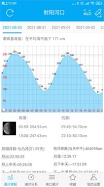 月相潮汐表老版免费下载_月相潮汐表安卓版app下载v3.0 安卓版 运行截图3