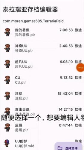 泰拉瑞亚存档编辑器官方最新版_泰拉瑞亚存档编辑器安卓无广告V4.5.1下载 运行截图1