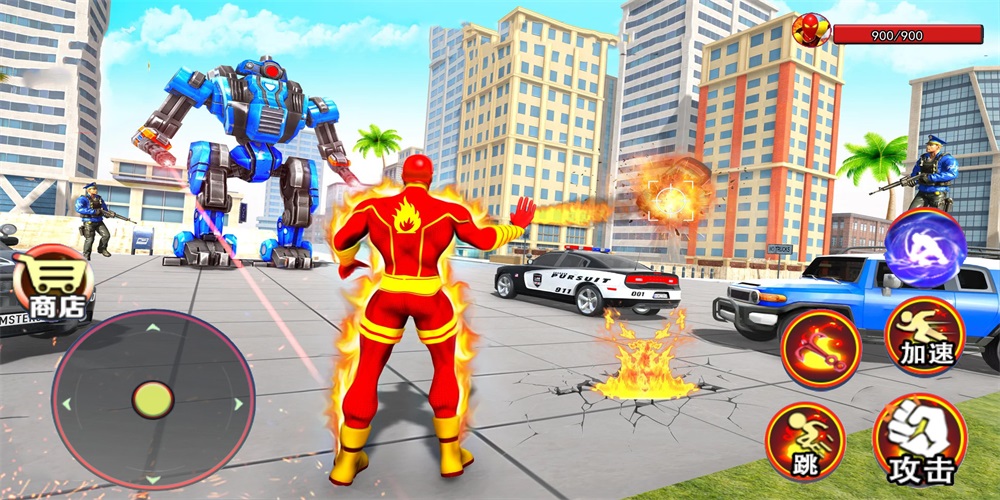 火焰超人模拟器游戏下载_火焰超人模拟器最新版下载v1.0 安卓版 运行截图1