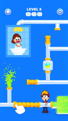浴室水管工免广告游戏下载_浴室水管工免费版下载v1.0 安卓版 运行截图1