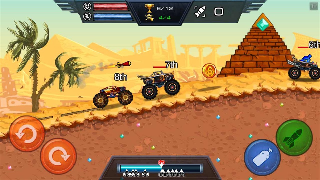 疯狂卡车挑战赛游戏最新版下载_疯狂卡车挑战赛手机版下载v1.5 安卓版 运行截图1