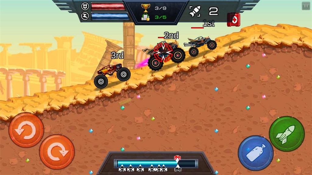 疯狂卡车挑战赛游戏最新版下载_疯狂卡车挑战赛手机版下载v1.5 安卓版 运行截图3