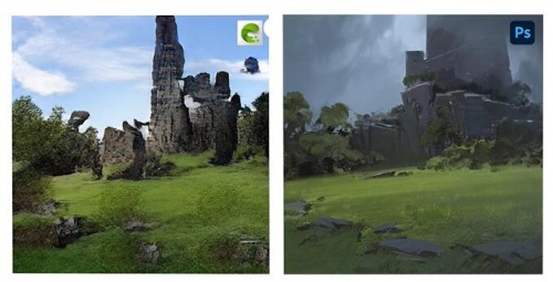 NVIDIA Canvas下载_NVIDIA Canvas(智能AI绘画软件)最新免费最新版v1.2.138 运行截图3