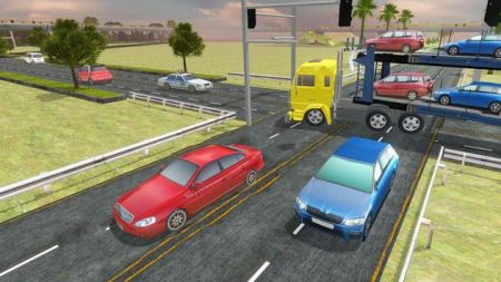 公路货运卡车模拟器下载2022_公路货运卡车模拟器游戏免费版下载v3.0.5 安卓版 运行截图3