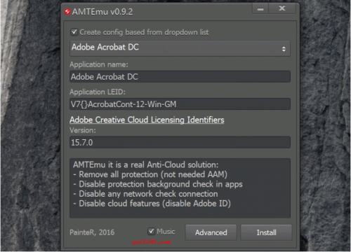 amtemu中文版下载_amtemu(Adobe全系列产品激活工具) v0.9.2 最新版下载 运行截图1