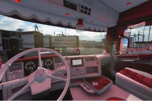 欧洲大卡车模拟器2内置修改器破解版_欧洲大卡车模拟器2无限金币中文版v1.0.1下载 运行截图1