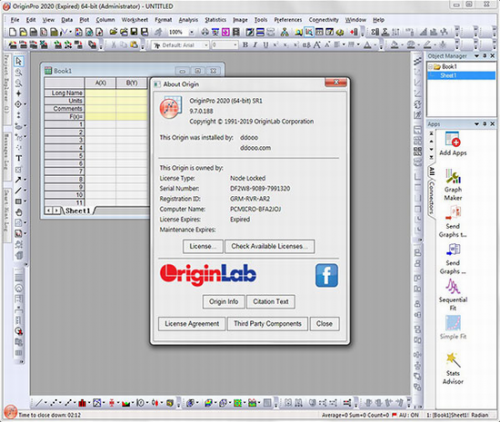 origin2020破解版百度网盘下载_origin2020破解版(科学数据分析软件) v2020 中文版下载 运行截图1
