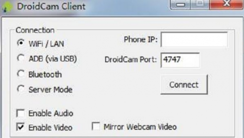 DroidCam下载_DroidCam(电脑摄像辅助工具)最新免费最新版v6.0 运行截图1