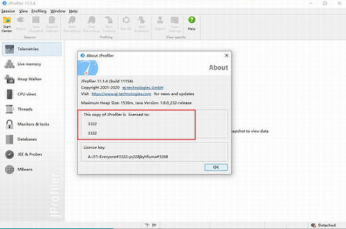 jprofiler破解中文版下载_jprofiler破解(Java性能分析软件) v13.0 免费版下载 运行截图1