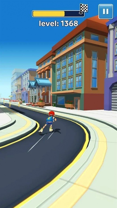 轮滑少年3D游戏免费版下载_轮滑少年3D最新版下载v1.1 安卓版 运行截图1