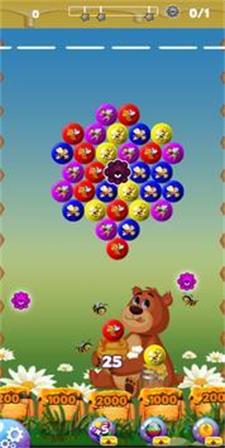 小熊蜂蜜泡泡游戏下载_小熊蜂蜜泡泡手机版下载v1.3.6 安卓版 运行截图1