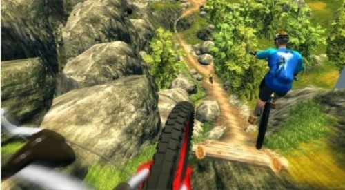 3D模拟自行车越野赛游戏下载_3D模拟自行车越野赛手机版下载 运行截图3