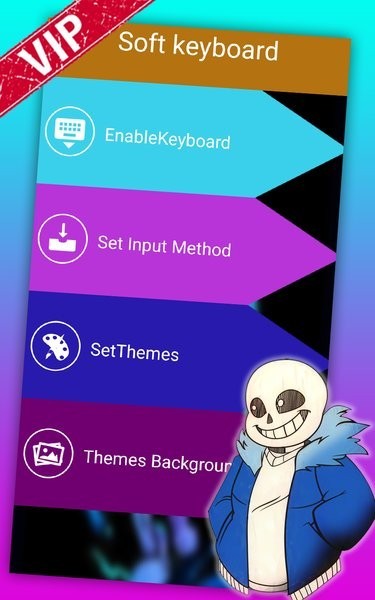 Sans魔幻主题键盘app下载_Sans魔幻主题键盘手机版下载v1.0 安卓版 运行截图2