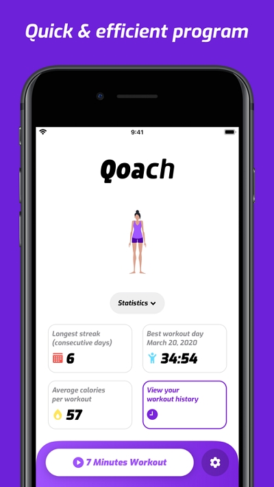Qoach在家锻炼手机版下载_Qoach在家锻炼app下载v1.0.1 安卓版 运行截图3