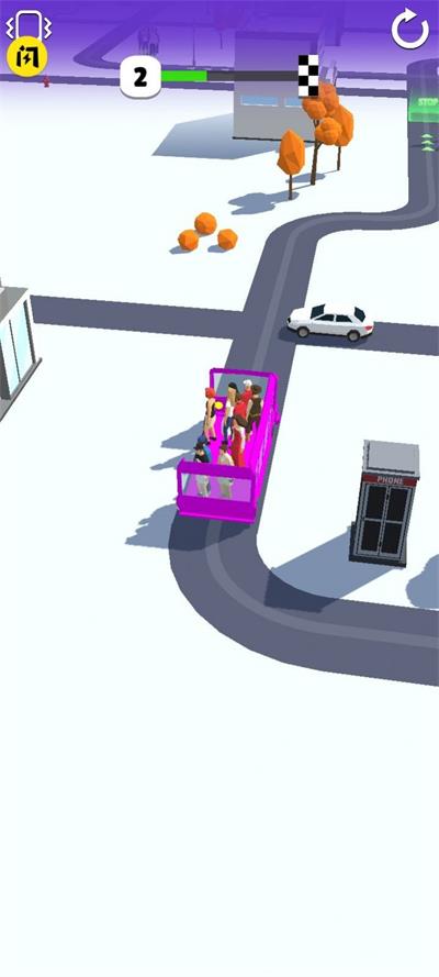 巴士到站3D游戏下载_巴士到站3D免费版下载v1.1 安卓版 运行截图2