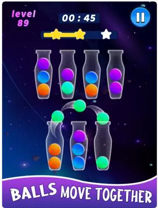 银河彩色球排序游戏下载_银河彩色球排序手机最新版下载v1.0 安卓版 运行截图3