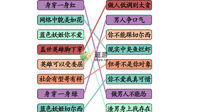 汉字找茬王妖姬语录通关攻略