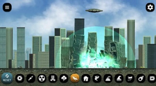 城市摧毁模拟器破解最新版_城市摧毁模拟器无限金币免广告版v1.40.2.0106下载 运行截图1