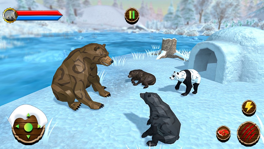 极地熊狩猎模拟器游戏中文版下载_极地熊狩猎模拟器免费版下载v1.0 安卓版 运行截图2