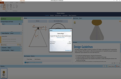 Antenna Magus Pro 2021中文破解版下载_Antenna Magus Pro 2021(天线设计工具) v2021 电脑版下载 运行截图1