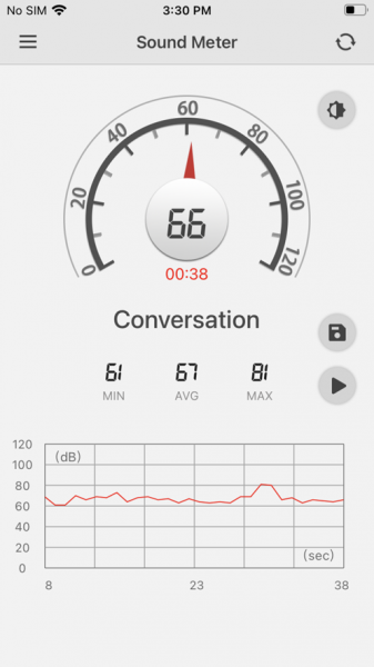 声级计和噪声检测器app免费版下载_声级计和噪声检测器手机版下载v1.0 安卓版 运行截图3