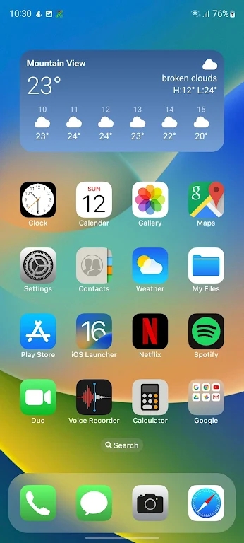 iphone14模拟器(IOS Launcher)包_iphone14模拟器安卓版下载v6.2.3最新版 运行截图1