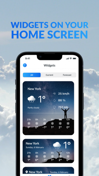 天气小工具app下载_天气小工具手机最新版下载v1.0 安卓版 运行截图1