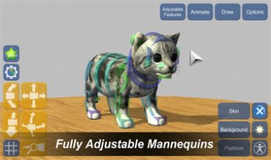 3dmannequins模型绘制app下载_3dmannequins免费版下载v2.8 安卓版 运行截图1