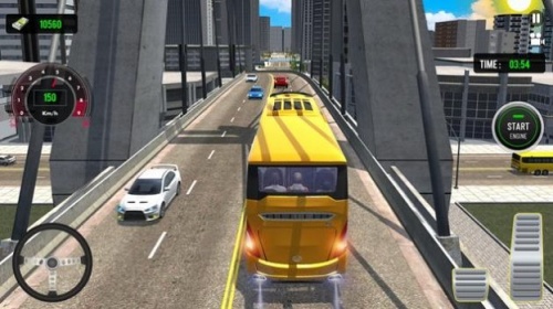 客车司机模拟器3D无限金币版下载_客车司机模拟器3D最新版下载v1.4 安卓版 运行截图1