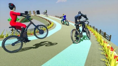 超级英雄空中自行车特技手游下载_超级英雄空中自行车特技安卓版下载v1.2 安卓版 运行截图3