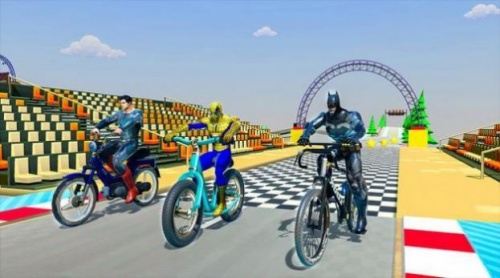 超级英雄空中自行车特技手游下载_超级英雄空中自行车特技安卓版下载v1.2 安卓版 运行截图2