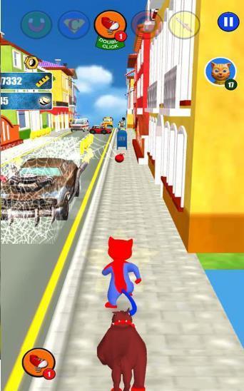 超级英雄猫酷跑游戏下载_安卓最新版下载v10.0 安卓版 运行截图1