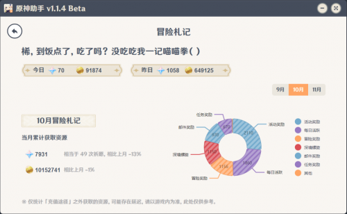 原神助手1.1.5beta下载_原神助手1.1.5beta最新版v1.1.5 运行截图2