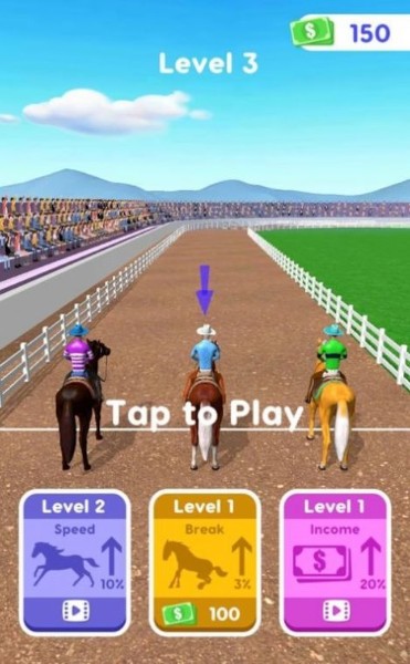 赛马比赛3D游戏下载_赛马比赛3D游戏手机安卓版_赛马比赛3D游戏官方版 运行截图2