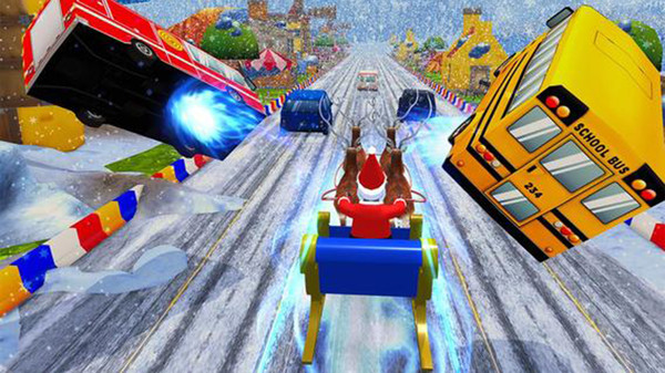 圣诞童车比赛安卓免费解锁版下载_圣诞童车比赛安卓手机版下载v1.0 安卓版 运行截图2