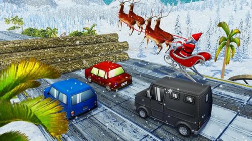 圣诞童车比赛安卓免费解锁版下载_圣诞童车比赛安卓手机版下载v1.0 安卓版 运行截图3